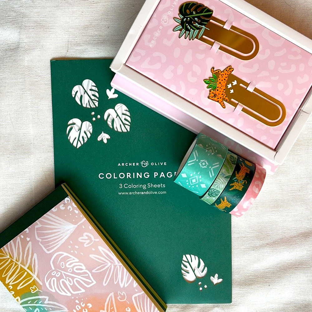 🐯 Rainforest Themed Archer & Olive Subscription Box Exclusive - Bundle 🐯